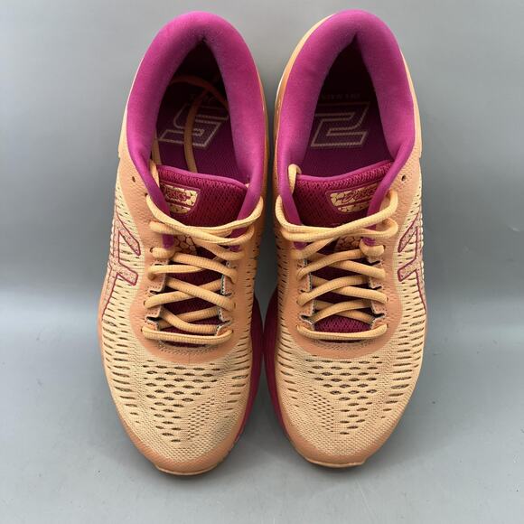 Asics Gel-Kayano 25 Running Shoes Women Size 8 Orange Pink Comfort Low Sneakers - Picture 5 of 8